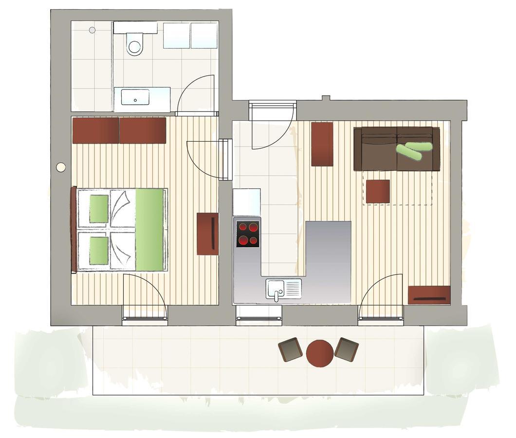 Mattone Aparthotel Lanzenkirchen Экстерьер фото