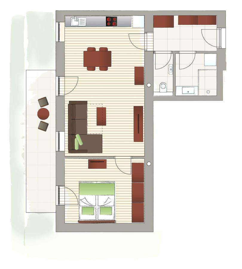 Mattone Aparthotel Lanzenkirchen Экстерьер фото