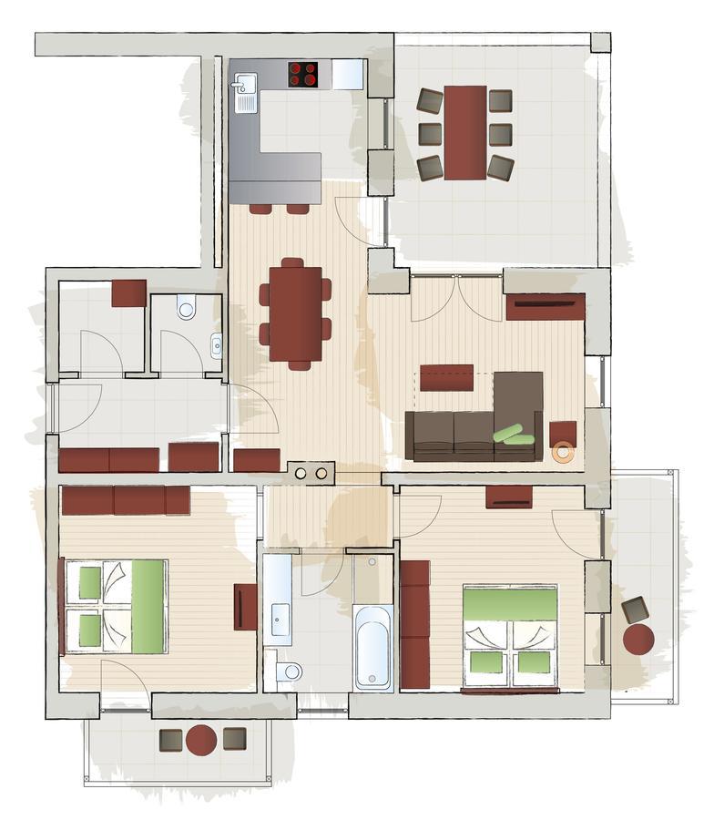 Mattone Aparthotel Lanzenkirchen Экстерьер фото